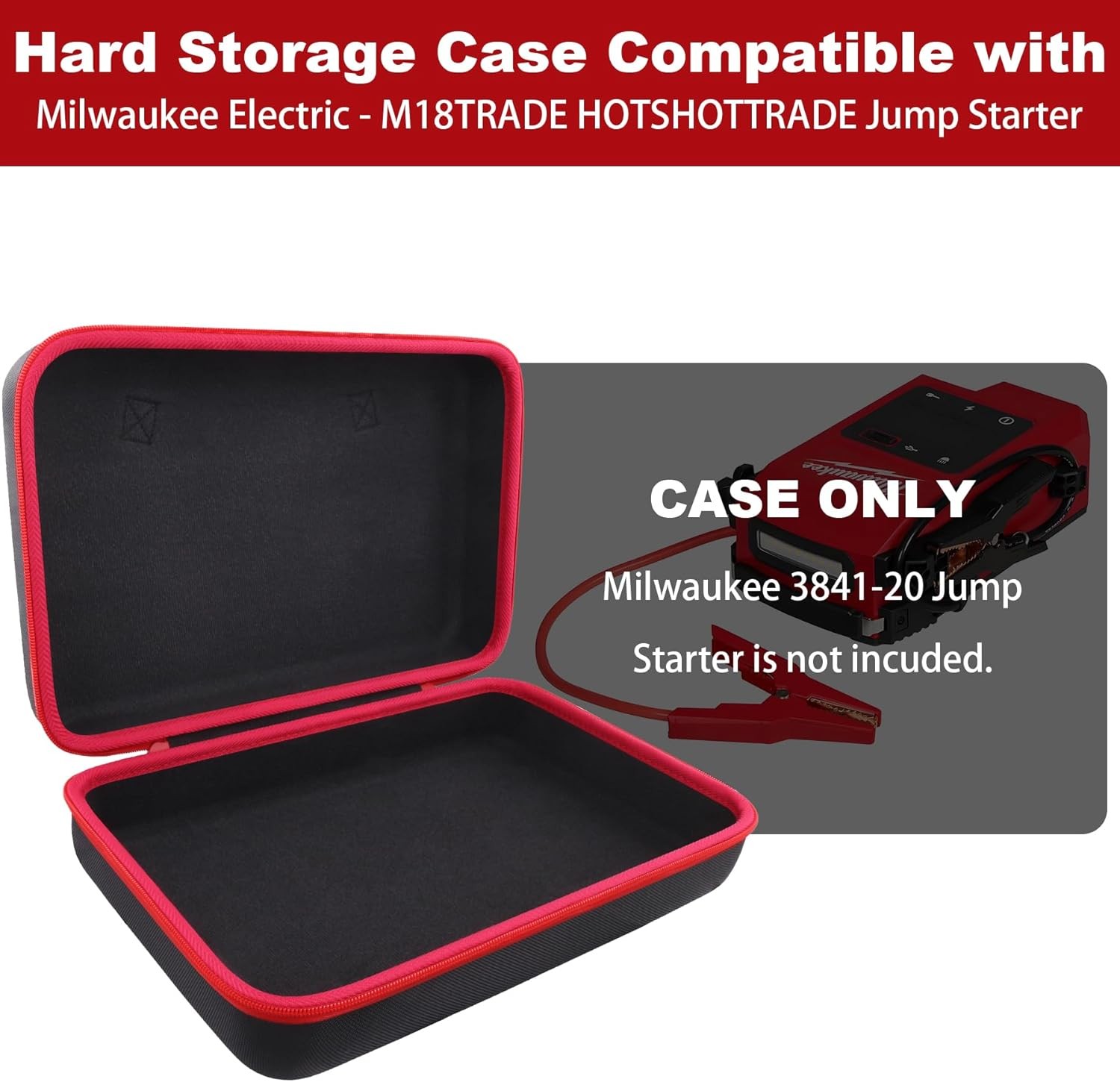 for Milwaukee Electric – M18 Trade HOTSHOTTRADE Jump Starter(3841-20) Hard Stora