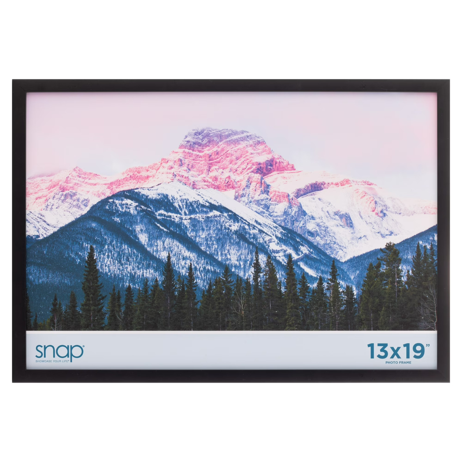 Snap Wood Wall Mount Photo Picture Poster Frame with Hanging Hardware, 13&Prime; x 19&Prime;