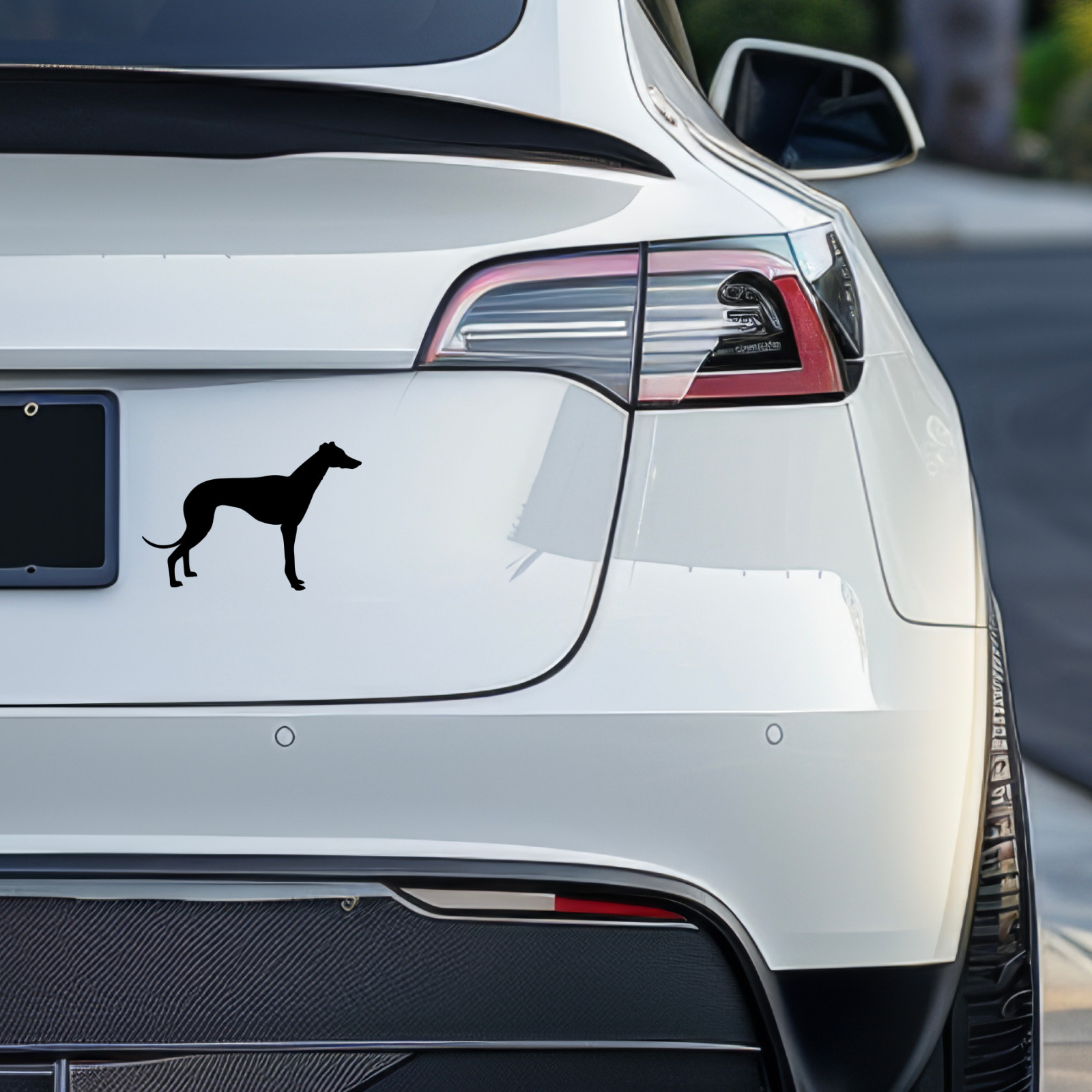 For Greyhound Dog Vinyl Decal Car Window Laptop Dog Silhouette Sticker