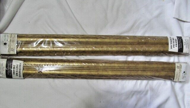 Design Works Sectional Frame Gold New in packages (2) 21&Prime; Long Eah section