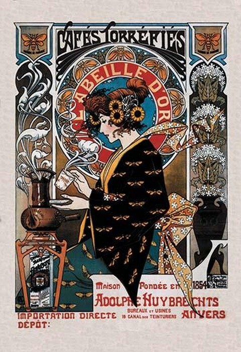 Cafes Torrefies by Henri Privat-Livemont – Art Print