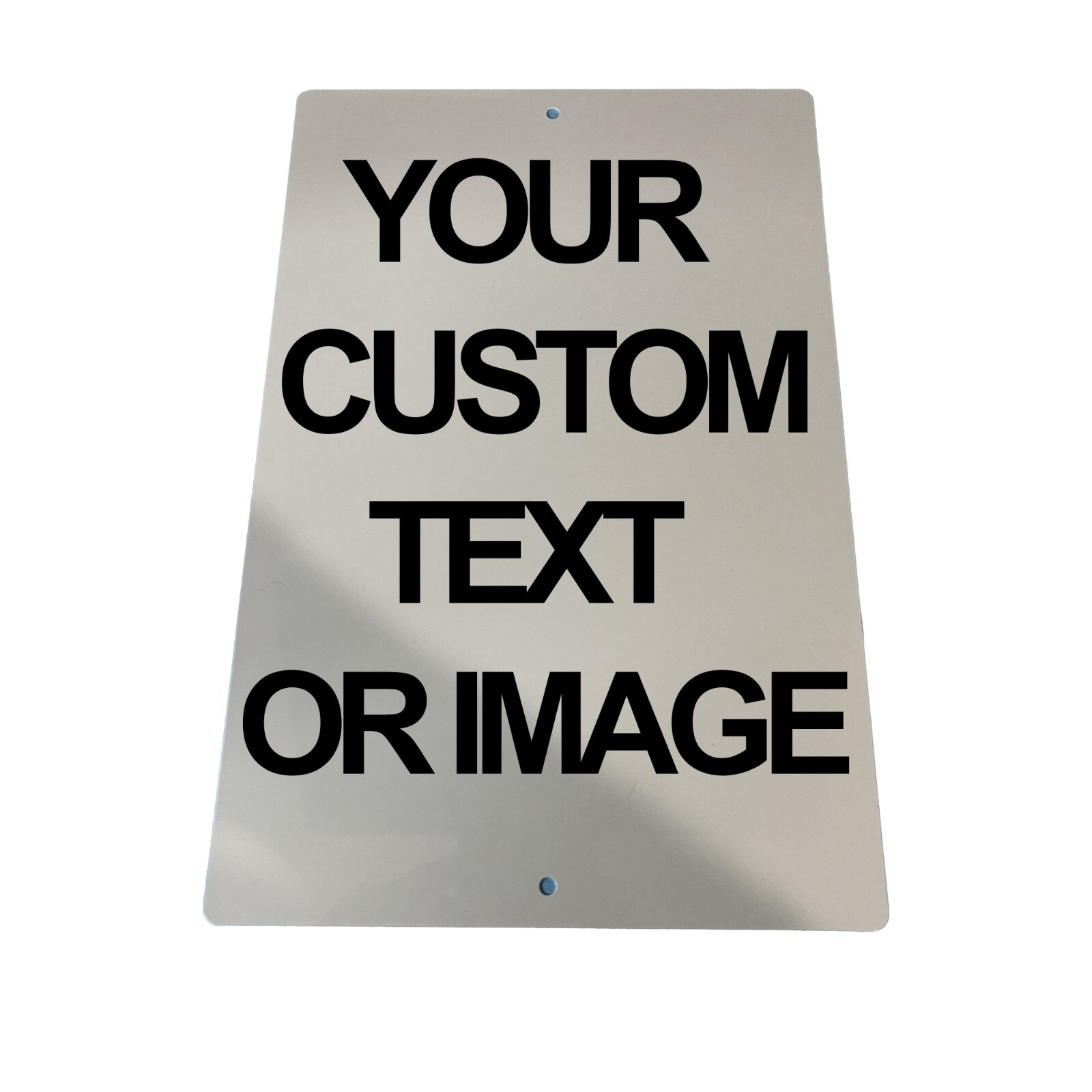 Personalized 8&Prime; x 12&Prime; Aluminum Metal Sign Customize with Text or Picture