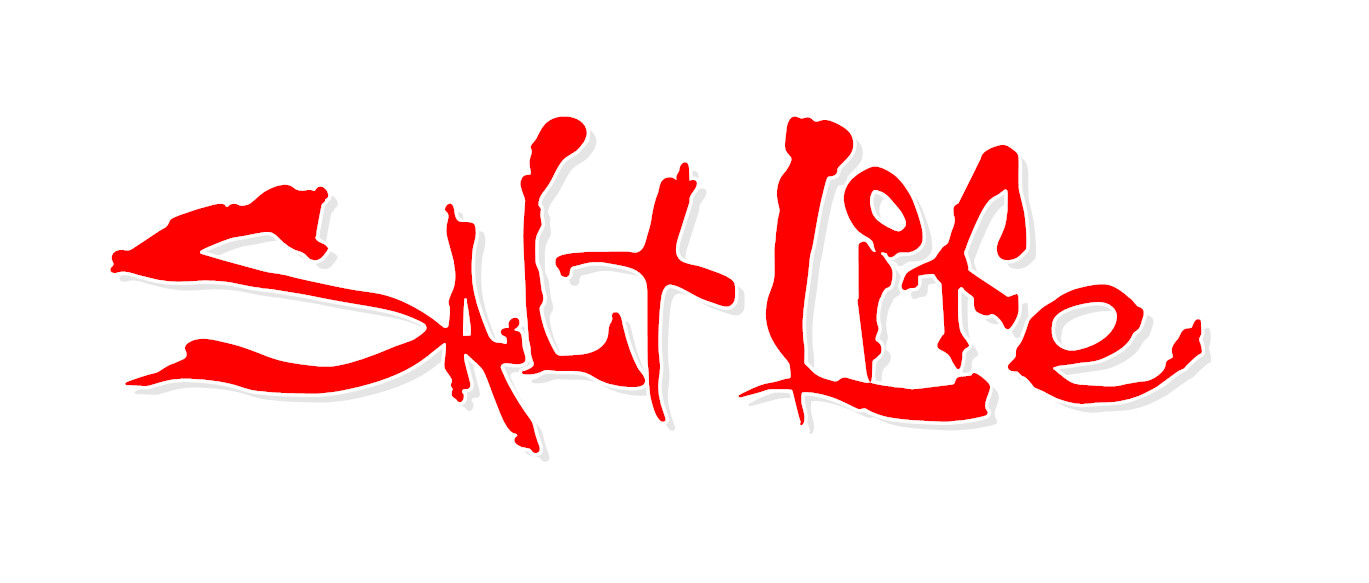 Salt Life Signature – CHOOSE Size & Color – Vinyl Decal Sticker – FREE S/H