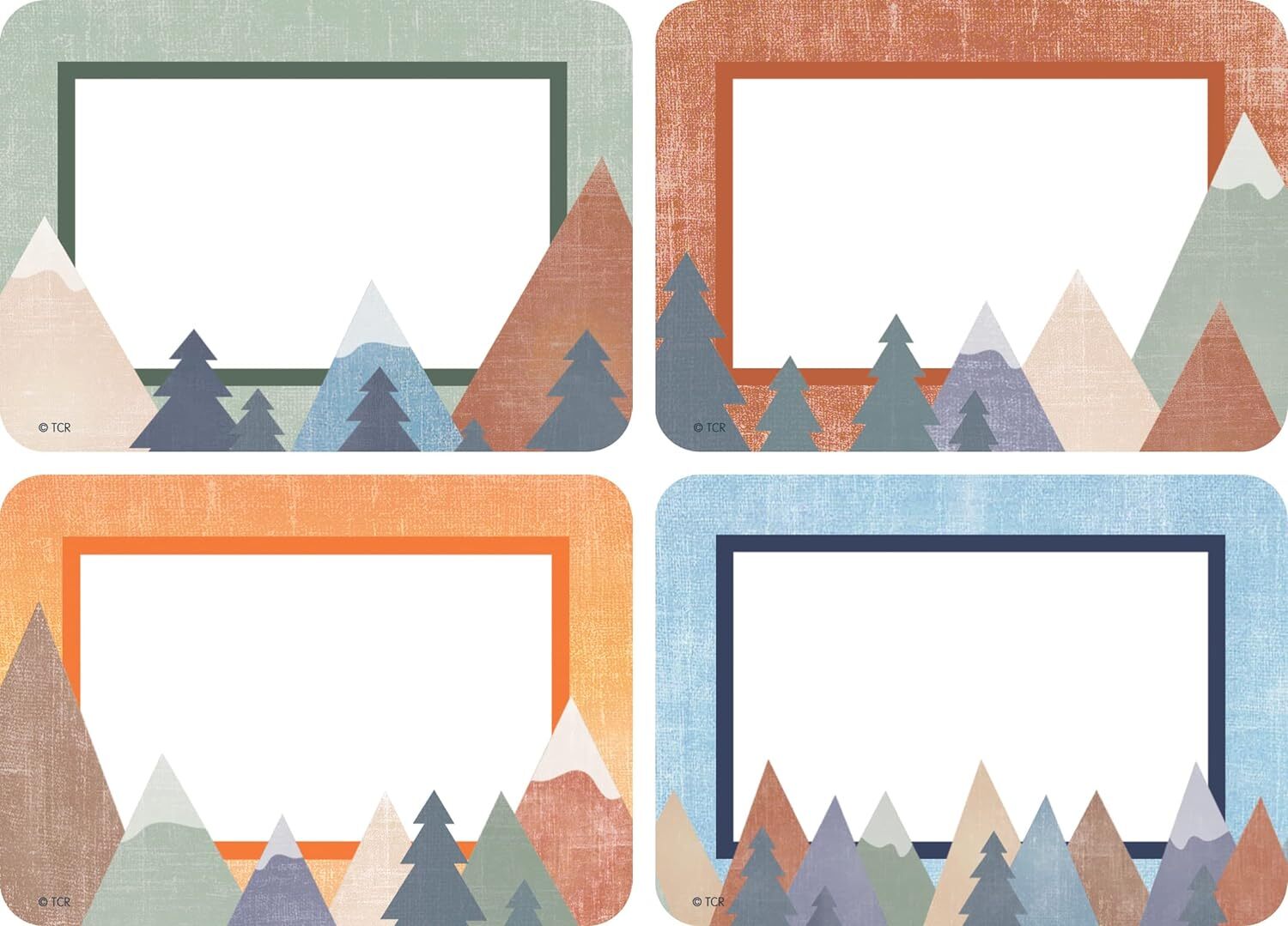 Teacher Created Resources Moving Mountains Name 3.5*2.5 inches, Multi