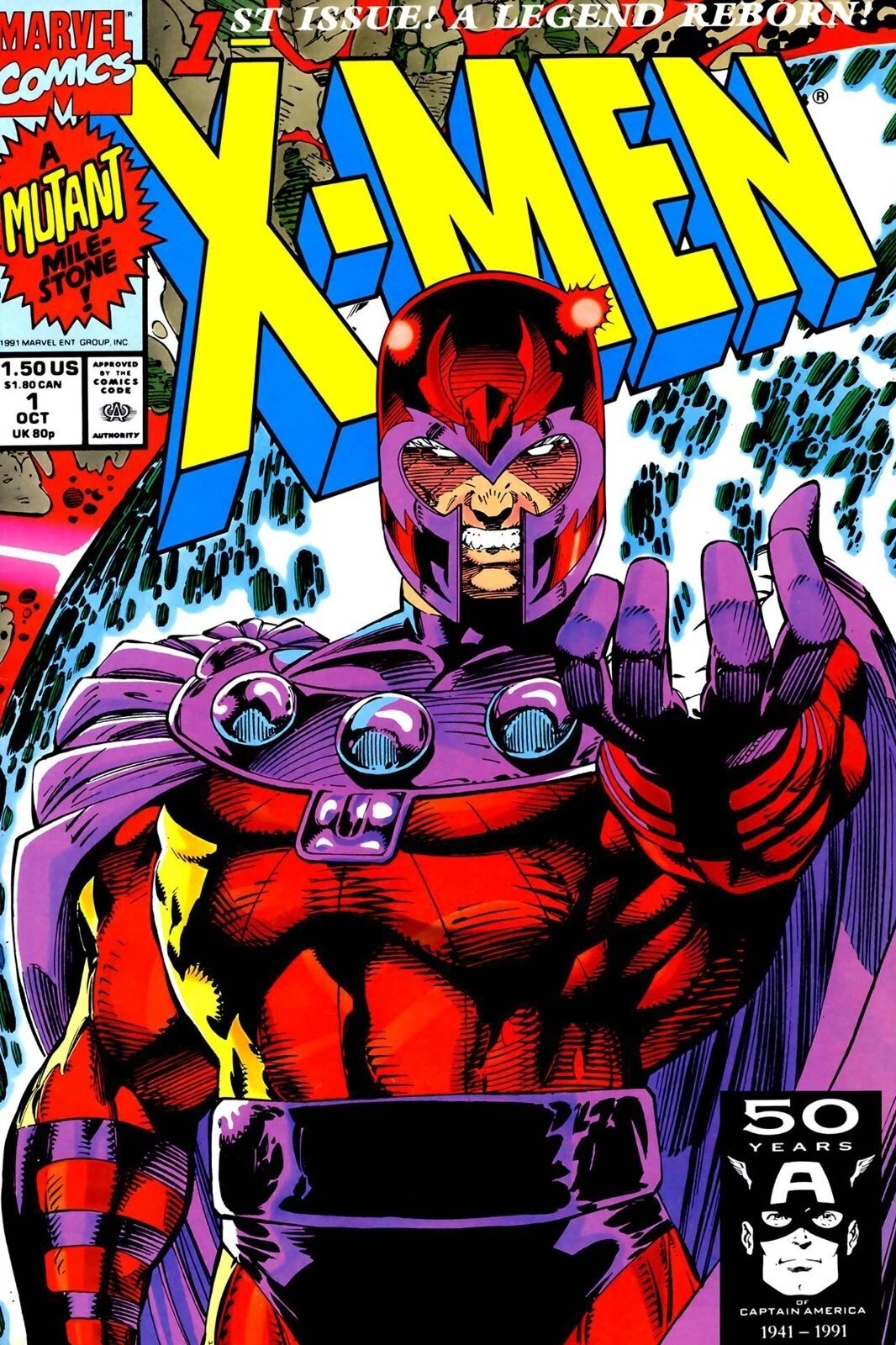 X-Men Magneto COMIC BOOK COVER Poster print 11&Prime;x17&Prime; home decor