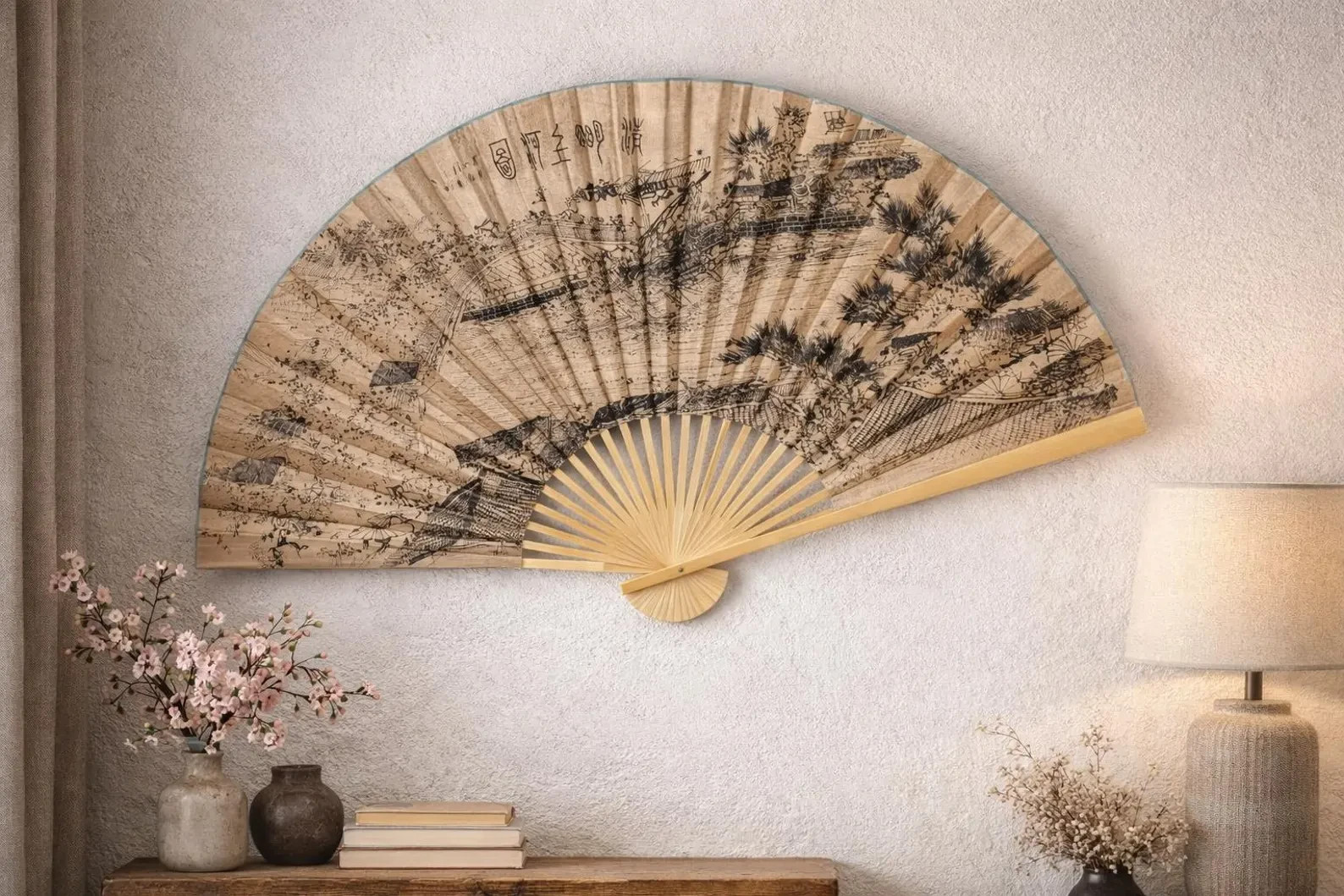 Huge Decorative Folding Fan