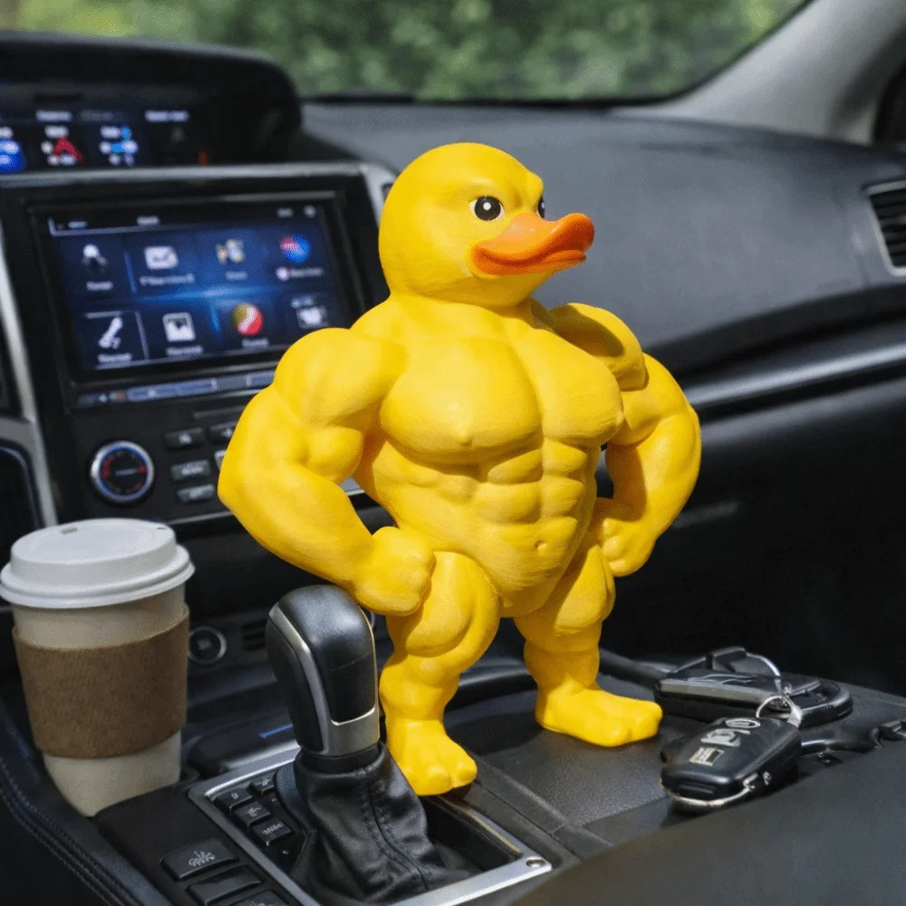 Mini & Large Rubber Ducks Bulk Costume Jeep Ducking Bath Pool Toy Muscle Figurin