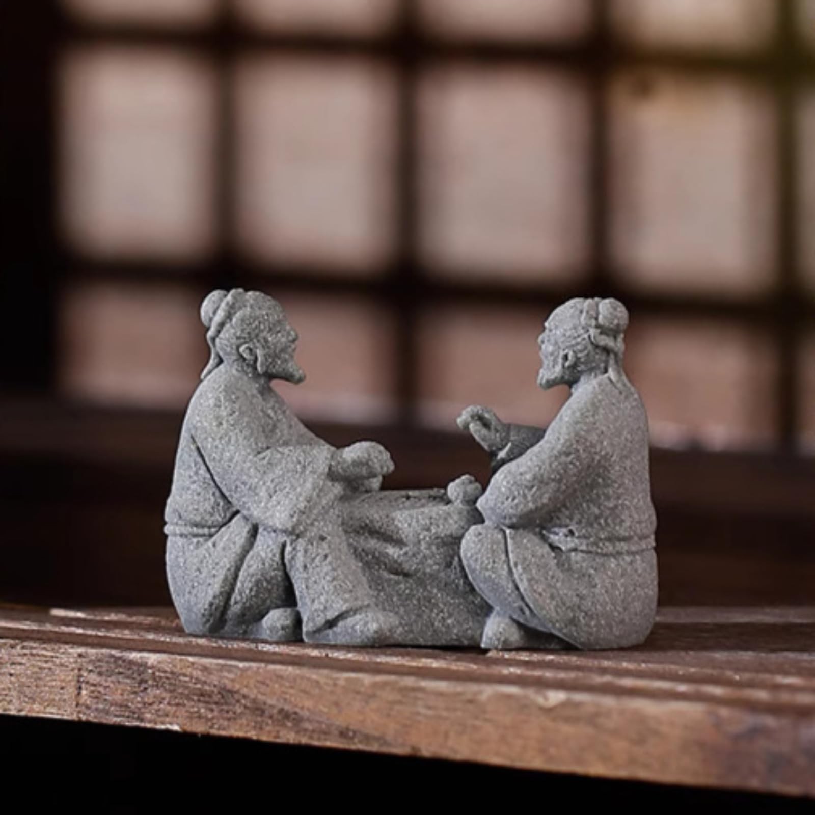 Retro Sandstone Tea Pet Ornament 6.6cm 2.6in Tea Play Tea Tray Decor