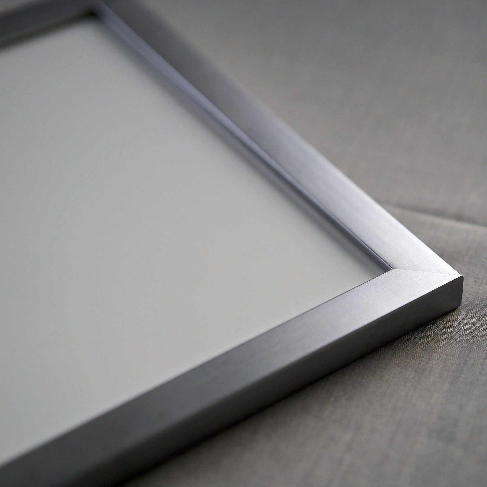 36×24 Frame Silver Real Wood Picture Frame Width 0.75 inches | Interior Frame De