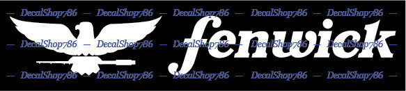 Fenwick Fishing Rods -Outdoor Sports- Vinyl Die-Cut Peel N&rsquo; Stick Decal/Sticker