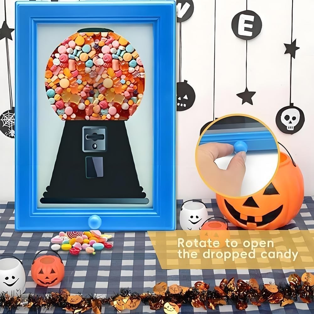 Candy Dispenser Picture Frame, Candy Frame Dispenser,Hanging Candies Machine Art