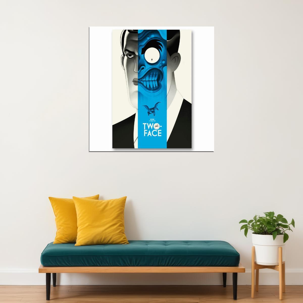 80950 TWO FACE Batman Superheroes Comic Wall Print Poster US