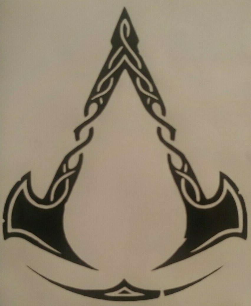 Assassin&rsquo;s Creed Valhalla Logo Vinyl Decal Sticker Choose Size/Color