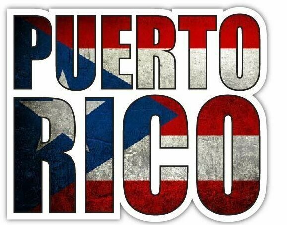 Puerto Rico Flag Patriotic Vinyl Sticker Decal Car Truck Laptop Window