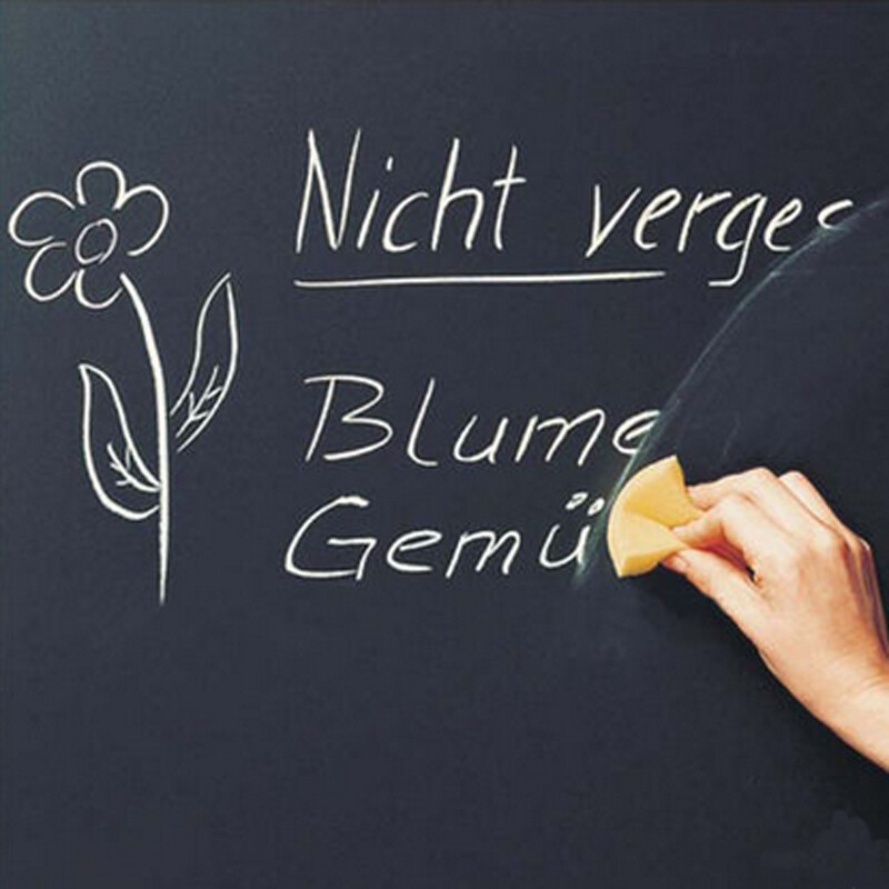Chalkboard Wall Sticker Blackboard Decal Removable Vinyl Chalk Board Wallpaper