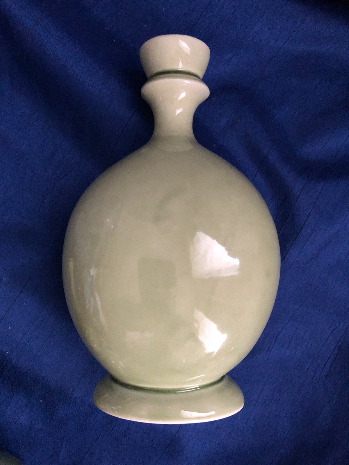 SET OF 3 VASES LIVE LOVE LAUGH GREEN VARIOUS SHAPES VINTAGE OCTOBER HILL