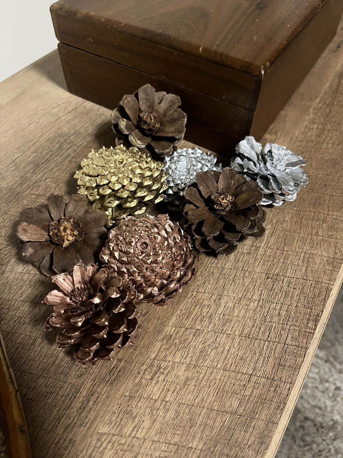 1 Dozen Pine Cone Flowers/Pine Cone Succulent-Hand Cut/Rustic