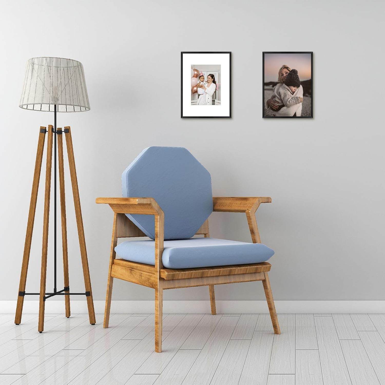 Versatile Black 9×12 Aluminum Frame with Optional Mat – Perfect for Wall Display