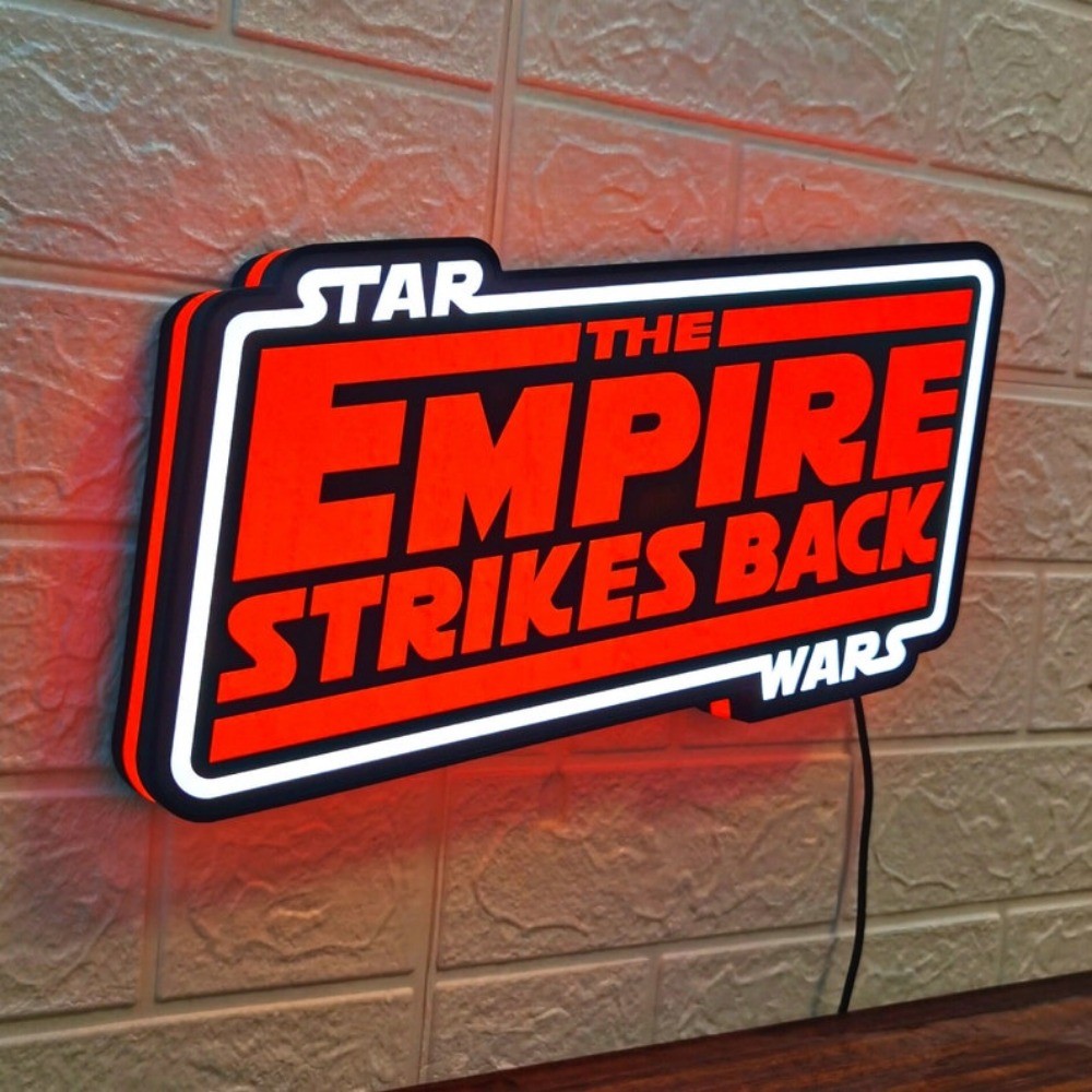 Star Wars Lightbox The Empire Strikes Back Design Great Star Wars Deco