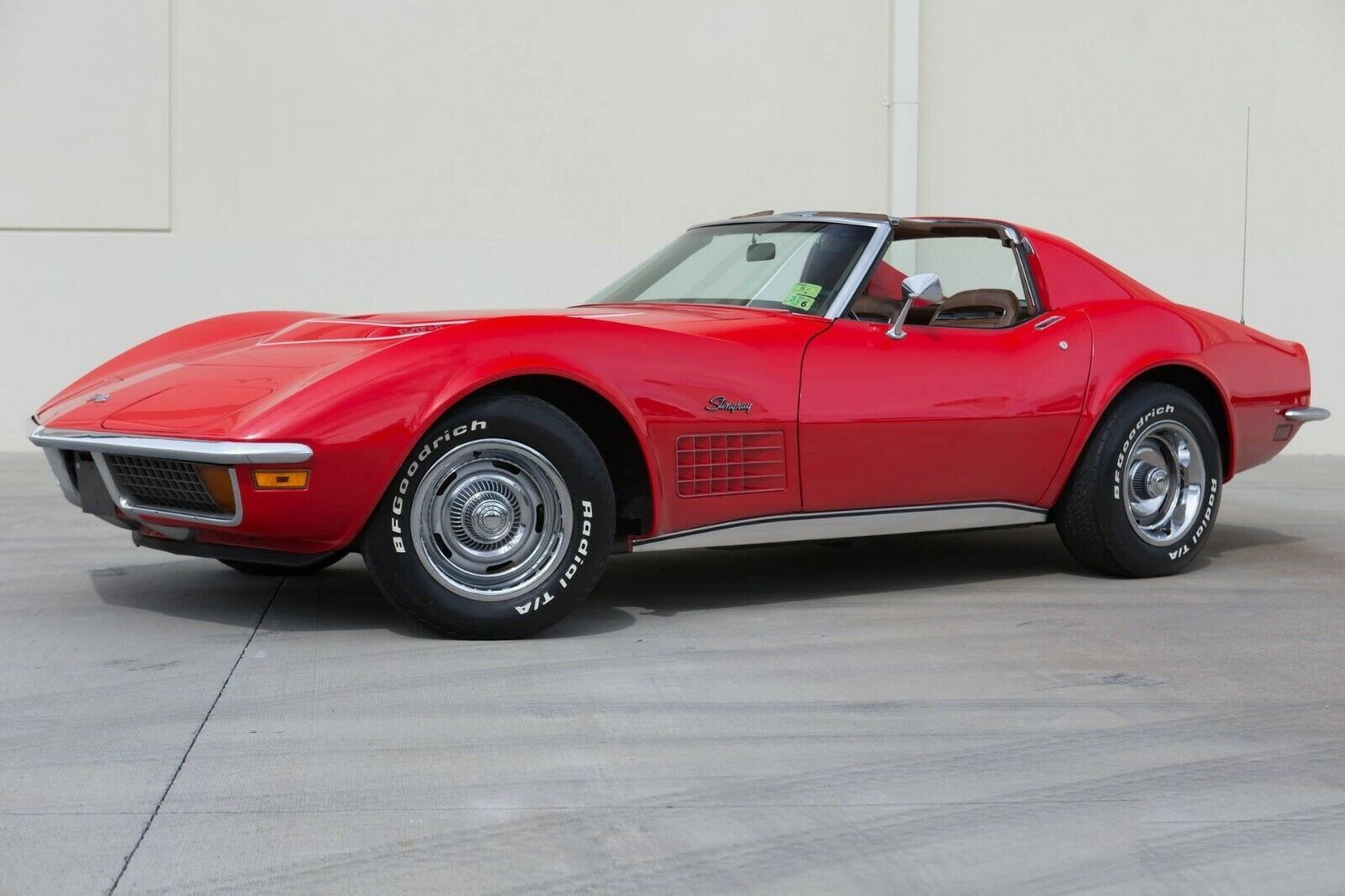 1972 Corvette red front prof – Poster 20×30 AWESOME!!!