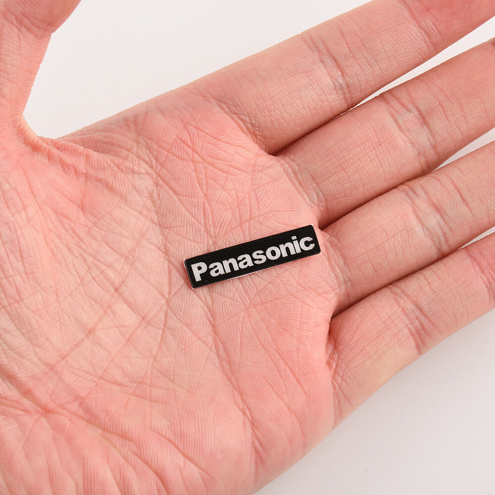 Hard plastic Sticker Panasonic replacement Badge Logo Camcorder DIY Decoration