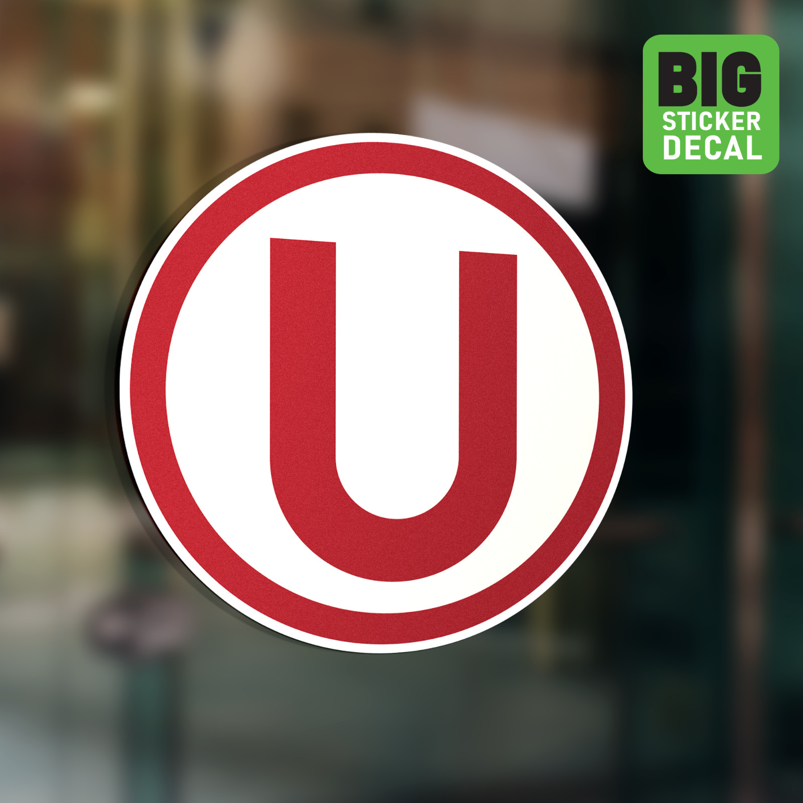 Universitario Peru Big Laminated Vinyl Sticker Car Decal Calcomania Carro