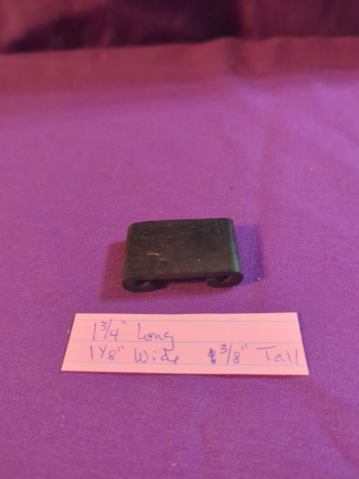 Rectangle Wooden Display Base, 1 3/4&Prime;, 3/8&Prime; Inch Tall