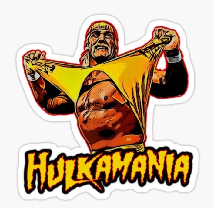 Hulk Hogan ~ Hulkster 1.5&Prime; Vinyl Sticker ~ RIP Brother!! ~ Wrestling ~ WWF