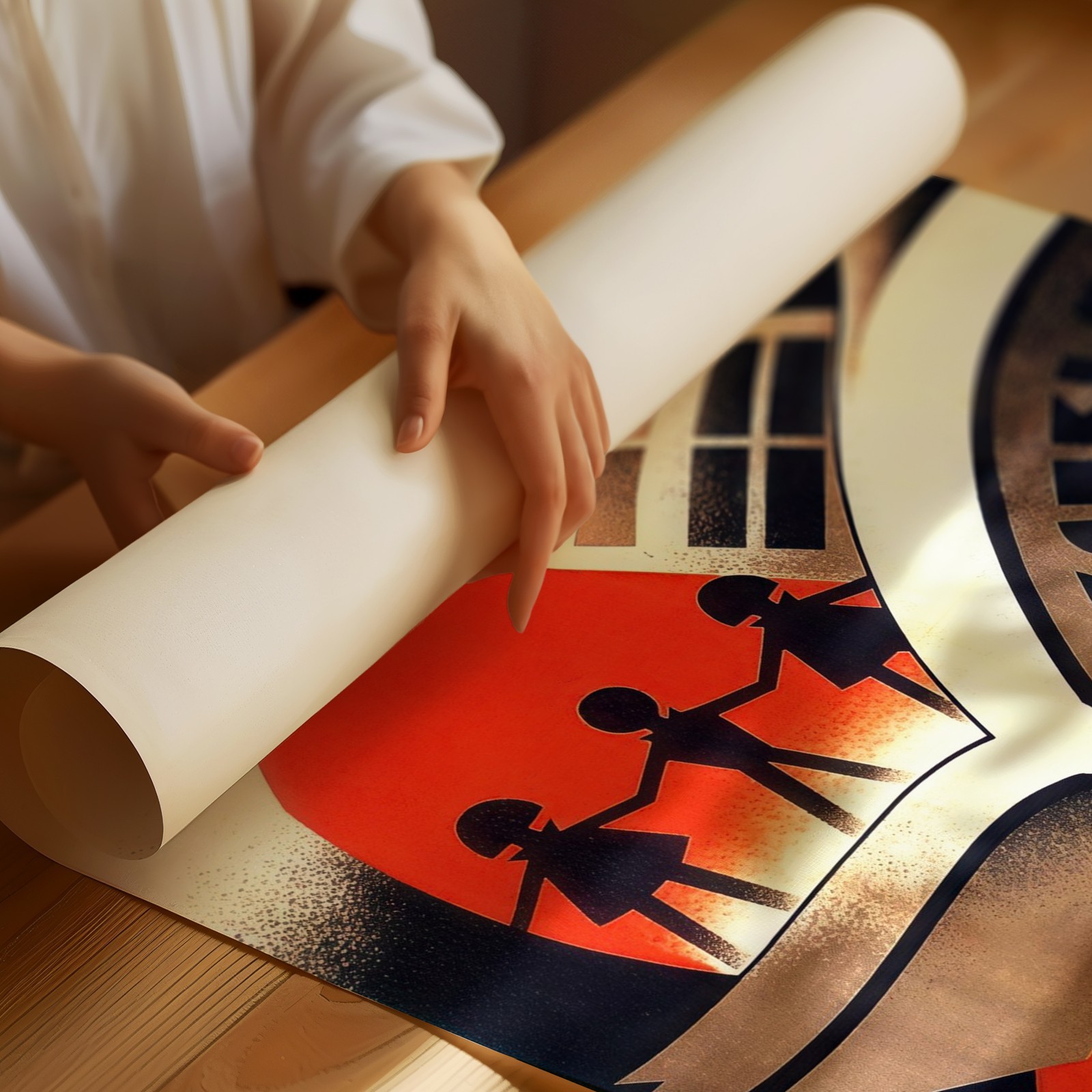 Vintage Abstract Wall Art Poster – Bold Graphic Design Premium Quality