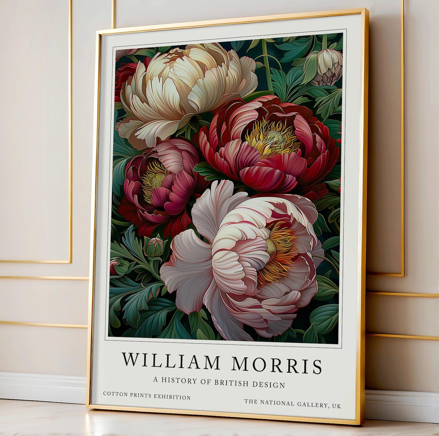 William Morris Art Nouveau Print – Vintage Botanical Floral Wall Art Poster