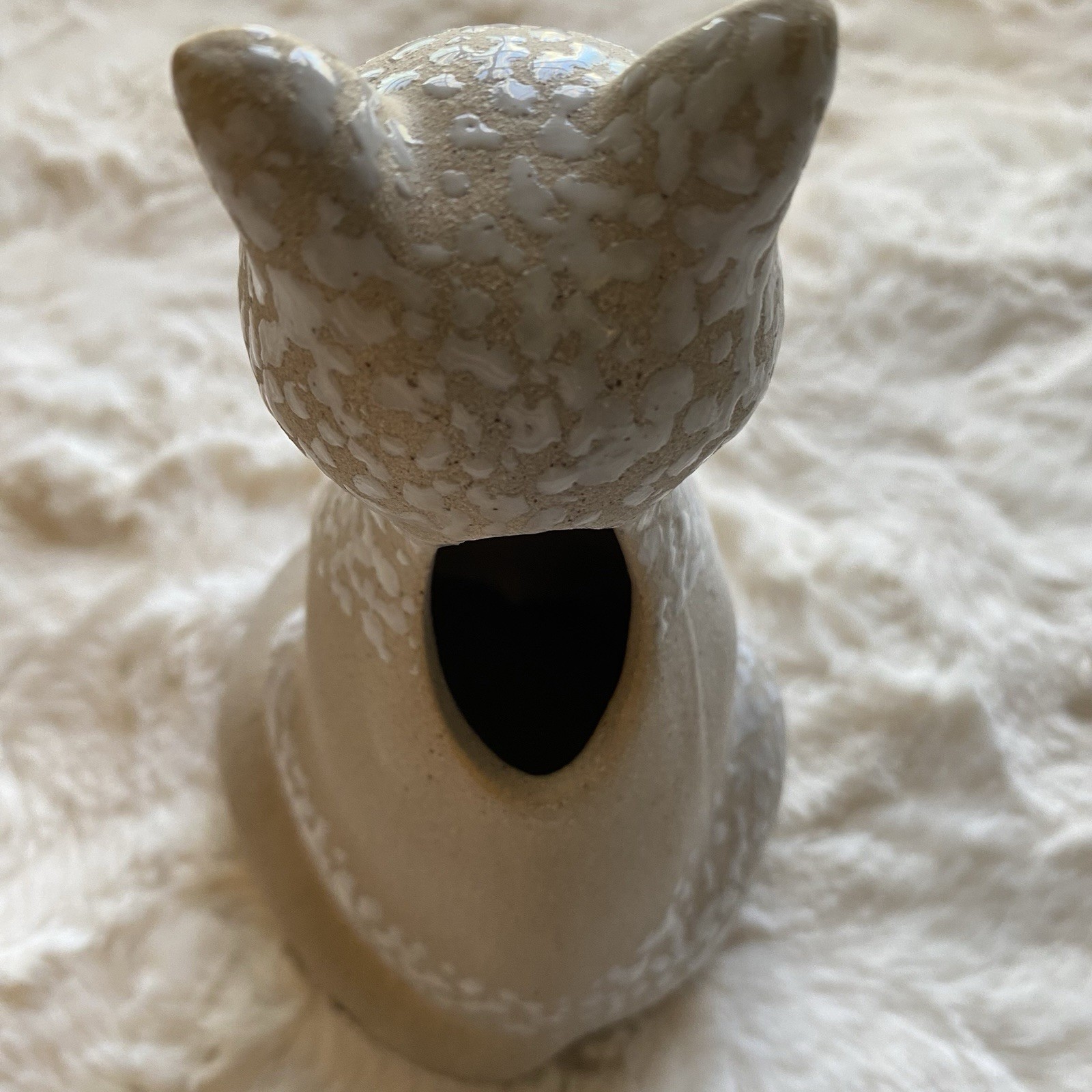 Anthropologie Woodland Bud Vase Fox Whimsical Stoneware 5.75×4 Inch New In Box