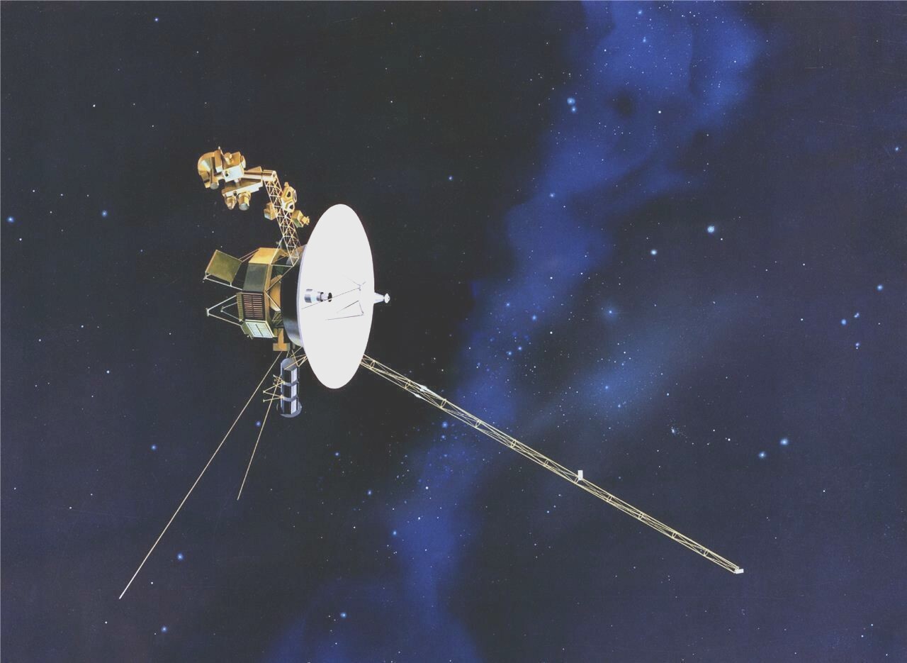 VOYAGER 1 SPACE PROBE NASA Outer Space Science Photo Picture Poster Print