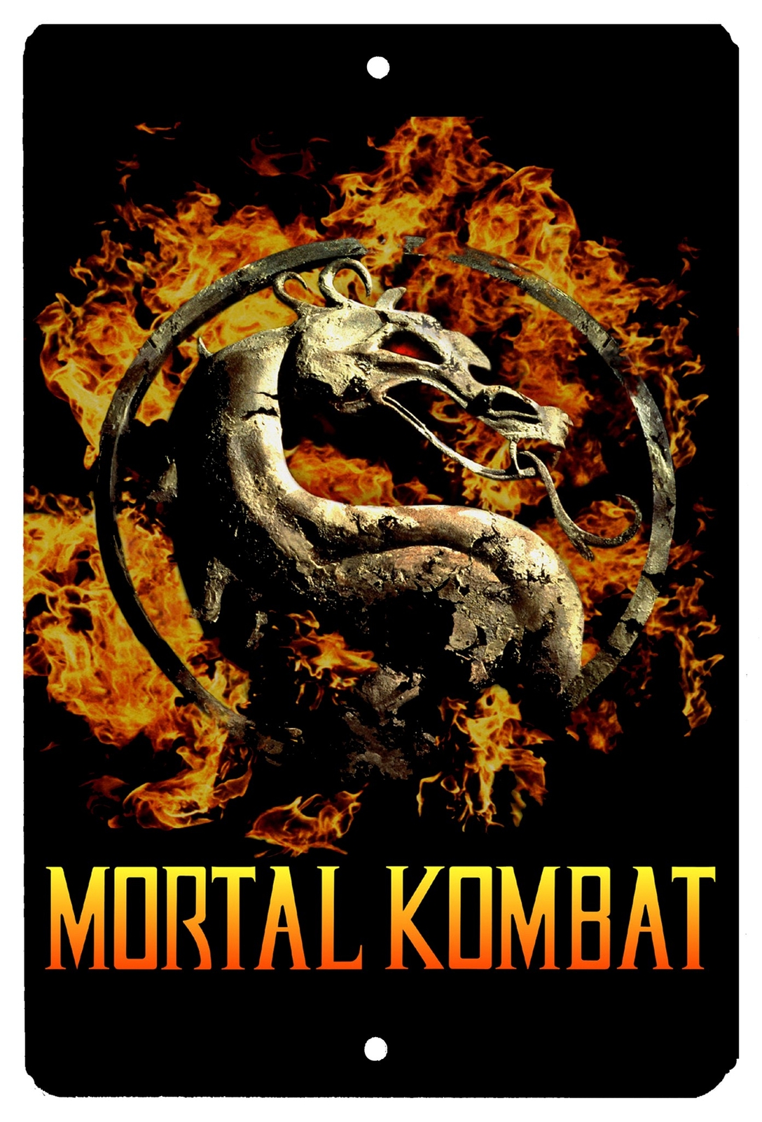 Mortal Kombat High Gloss Metal Sign