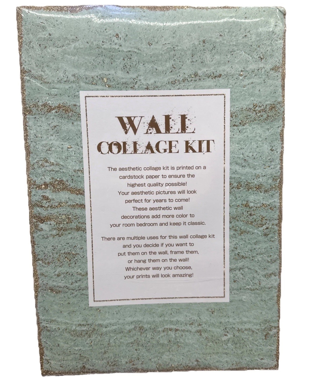 100pcs Wall Collage Kit, Double-Sided Vintage Artwork, 4×6 Cardstock