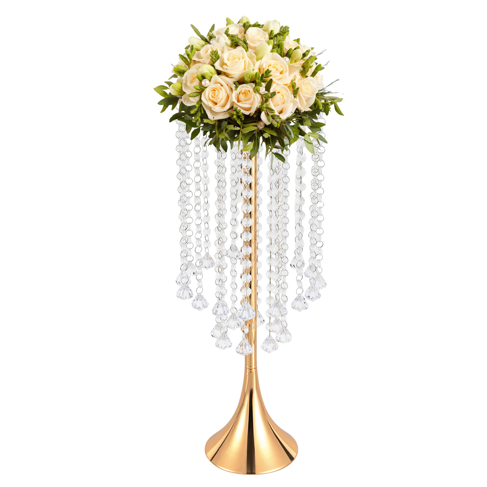 10 Pieces Crysta European Style Floral Vase Flower Vases Table-top Trumpet Vase