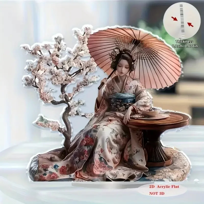 Geisha Decorative Ornaments Traditional Home Bedroom Tabletop Decor Art