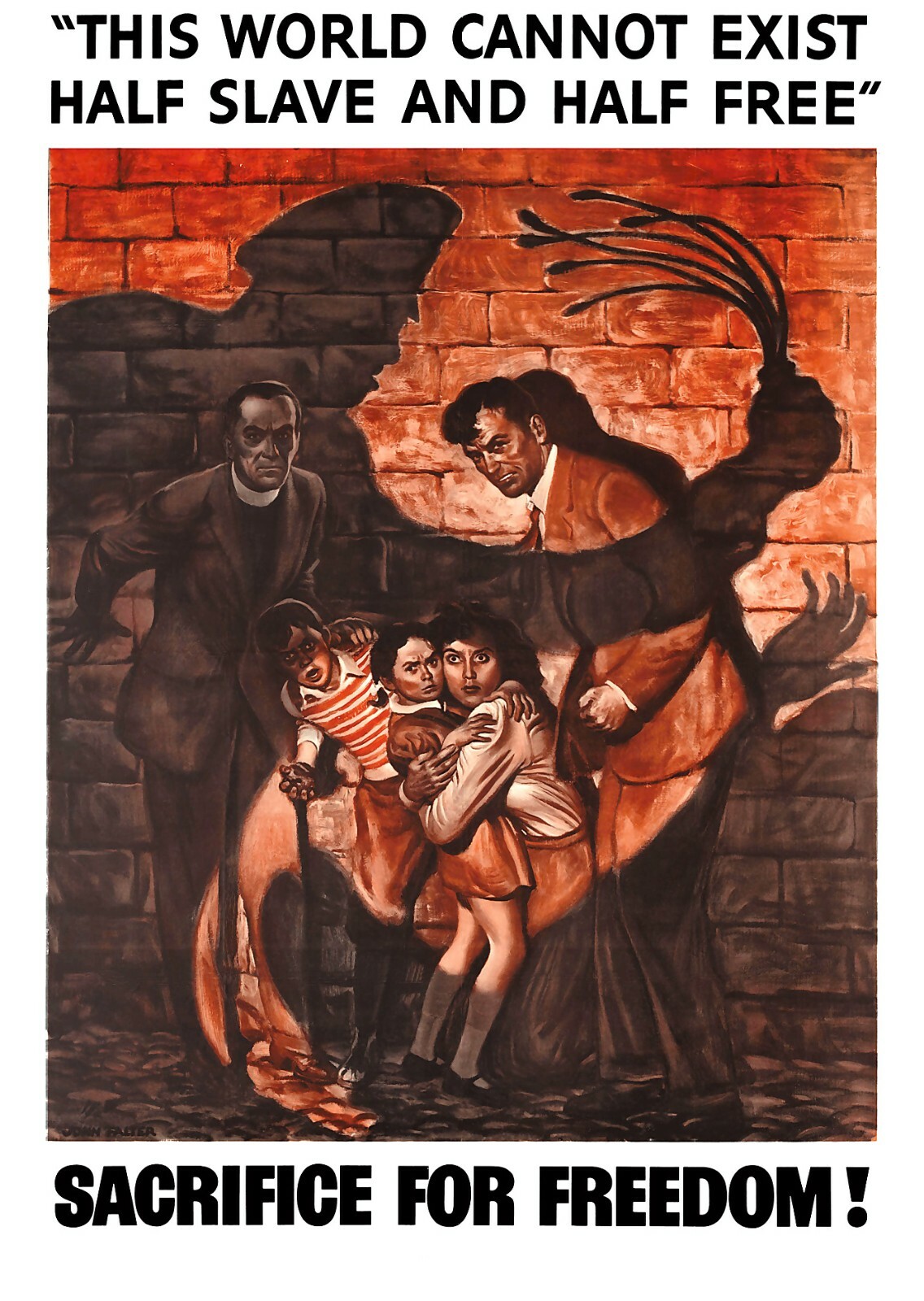 Sacrifice for Freedom! John Falter. Poster