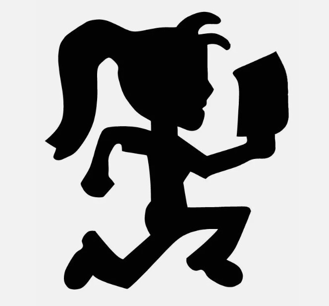 HATCHET MAN Insane Clown Posse ICP VINYL DECAL sticker Juggalo Shaggy girl 4×5&Prime;