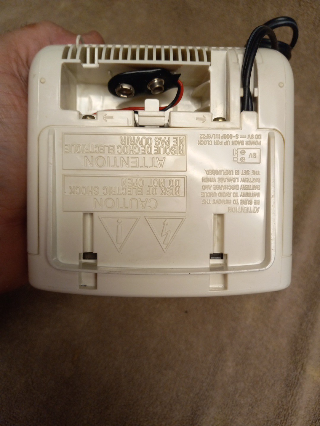 Sony Dream Machine ICF‑C120 White Cube AM/FM Alarm Clock Radio – Tested