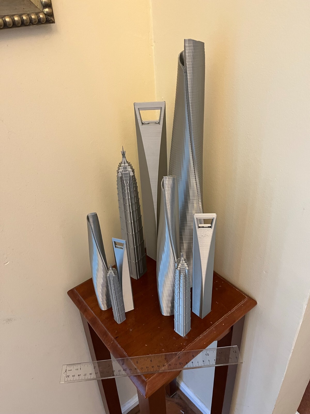 Shanghai Skyscraper Models- 3D Printed 3 Pack