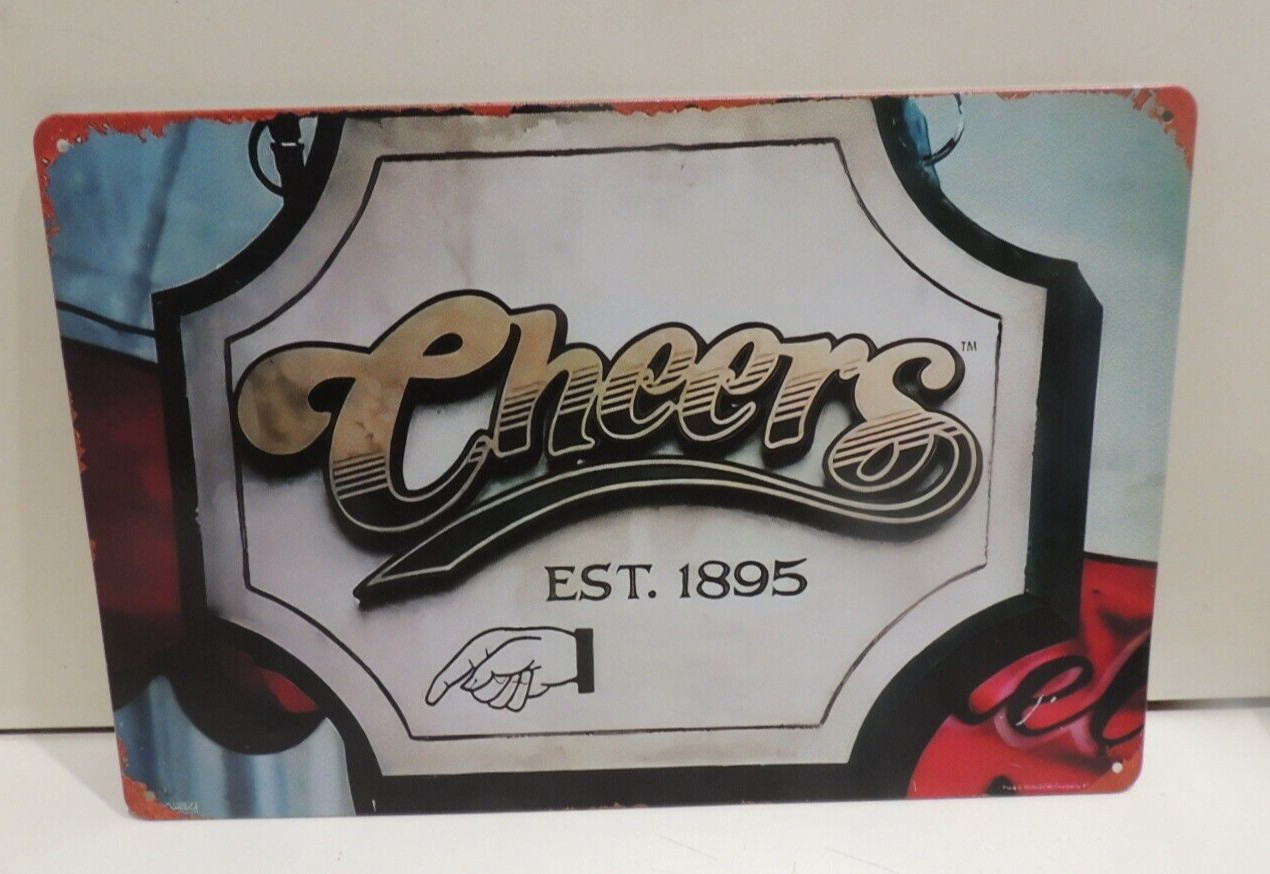 NEW Metal Sign Cheers Est. 1895 Bar Sign 12x8in Bar Sitcom