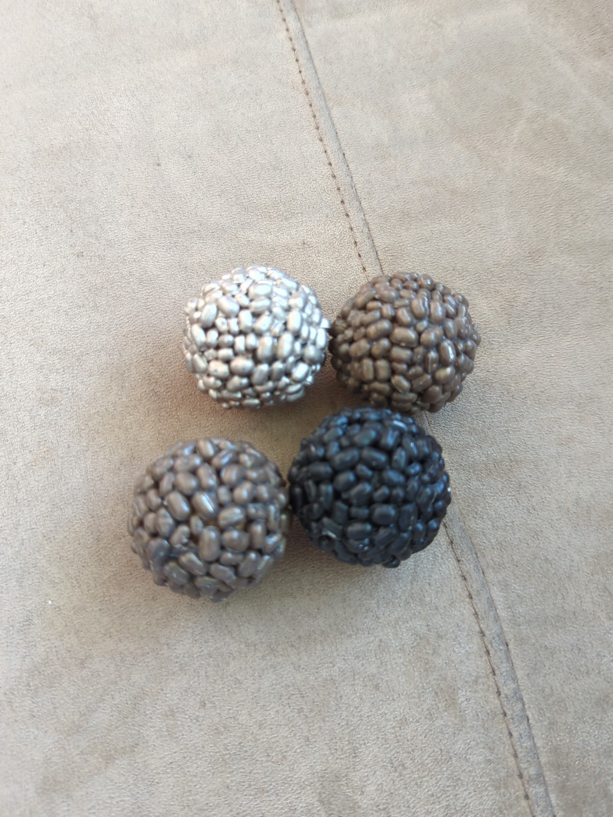 Set of 15 Varied Size & Color Decorative Bowl Filler Balls Spheres Orbs Globes