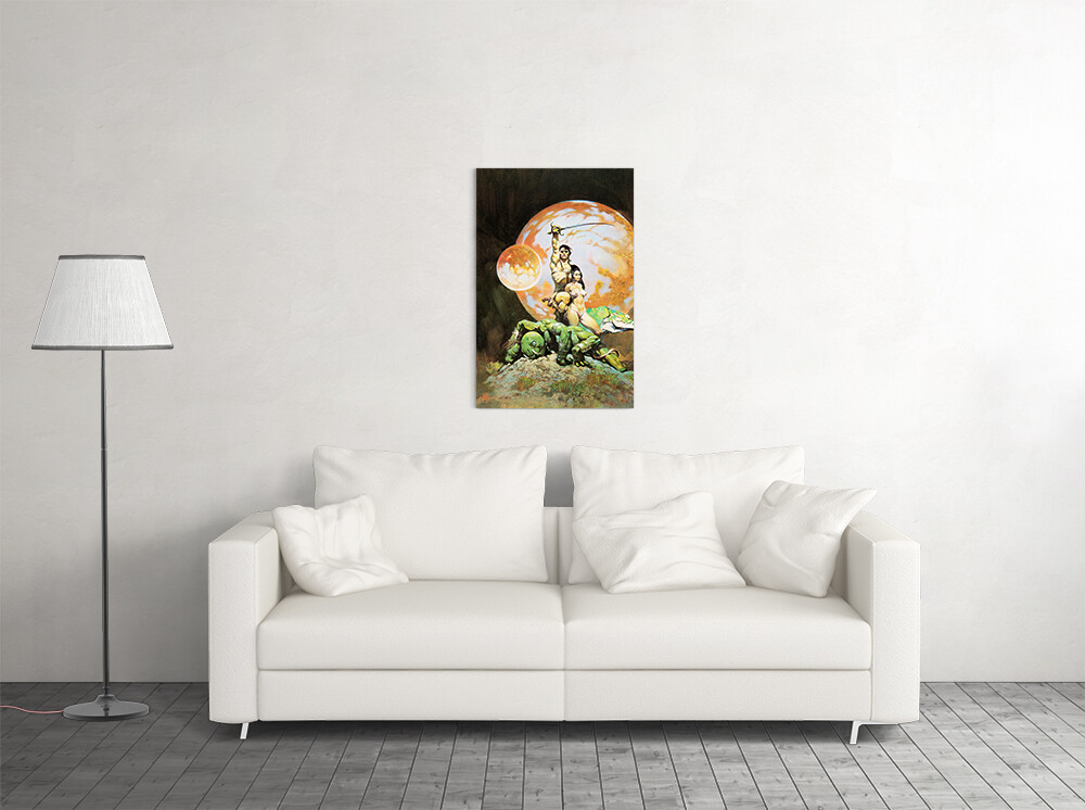 Red Planet Frank Frazetta A Princess of Mars Art Wall Room Poster – POSTER 20×30