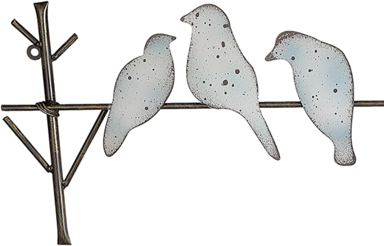 Metal Birds Wall Art (Large – 40.35&Prime;X7.87&Prime;) | Metal Birds Wall Decor Art Birds O