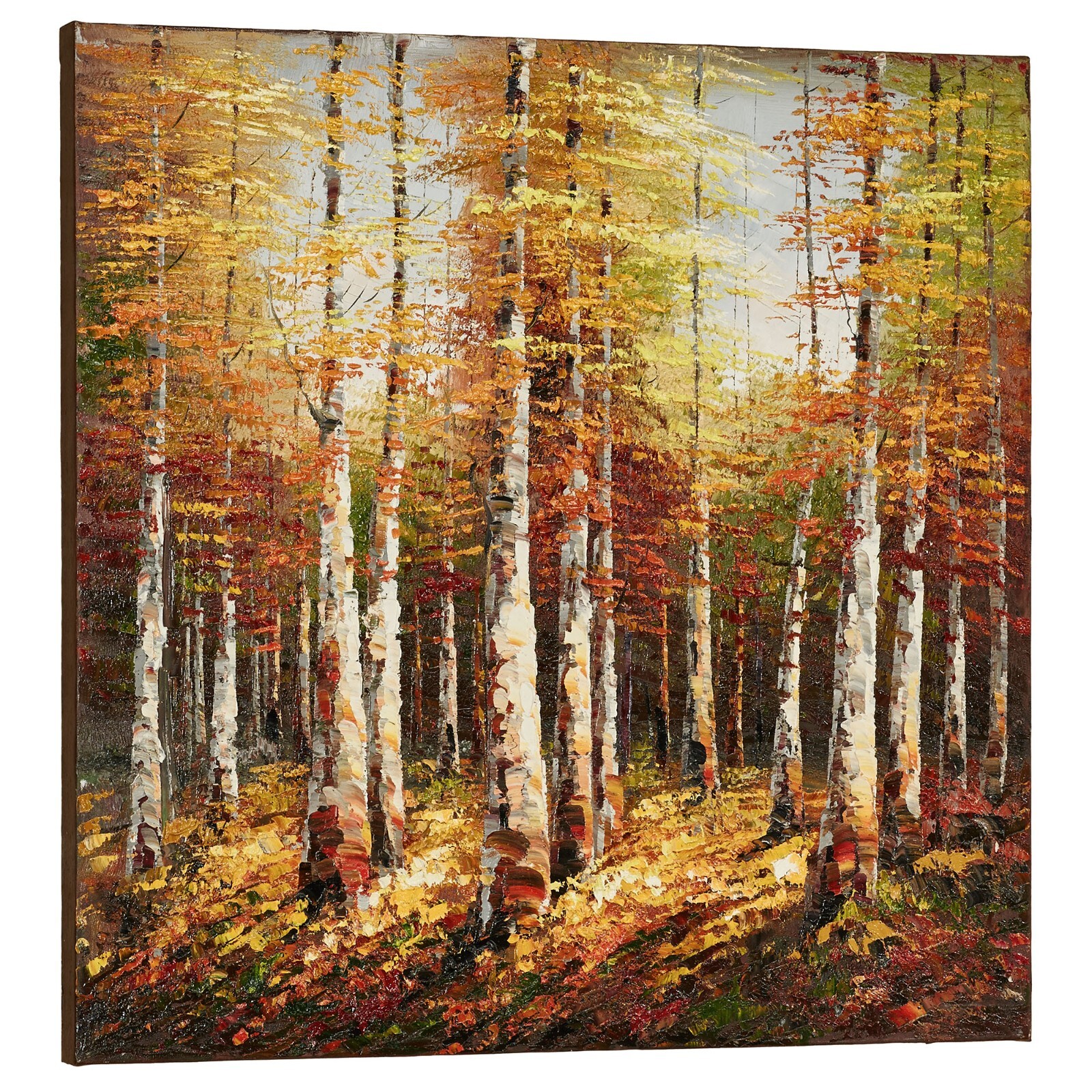 Burst of Autumn Canvas Wall Art Multi Warm