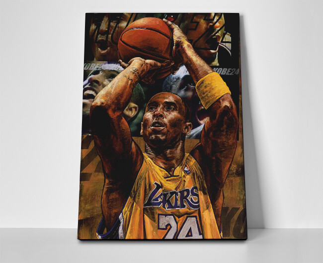 Kobe Bryant Shot Poster or Canvas