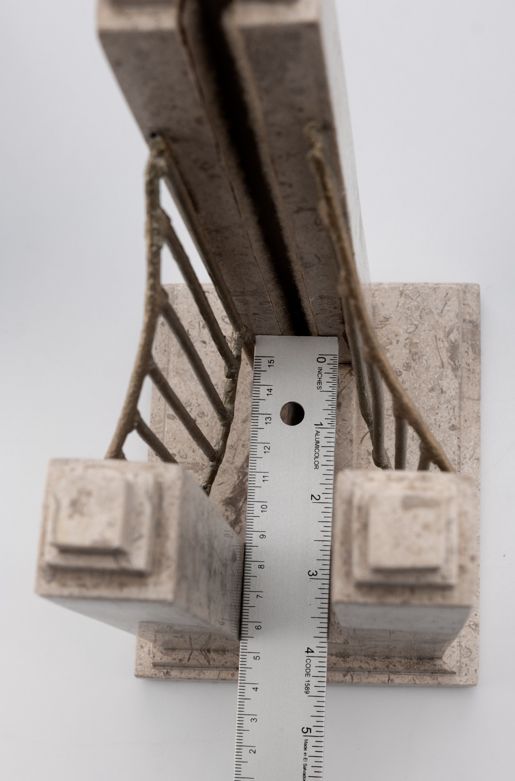 O.C. Tanner Display for Unknown Award Plaque of a Bridge / Staircase 11&Prime; 3.5lbs
