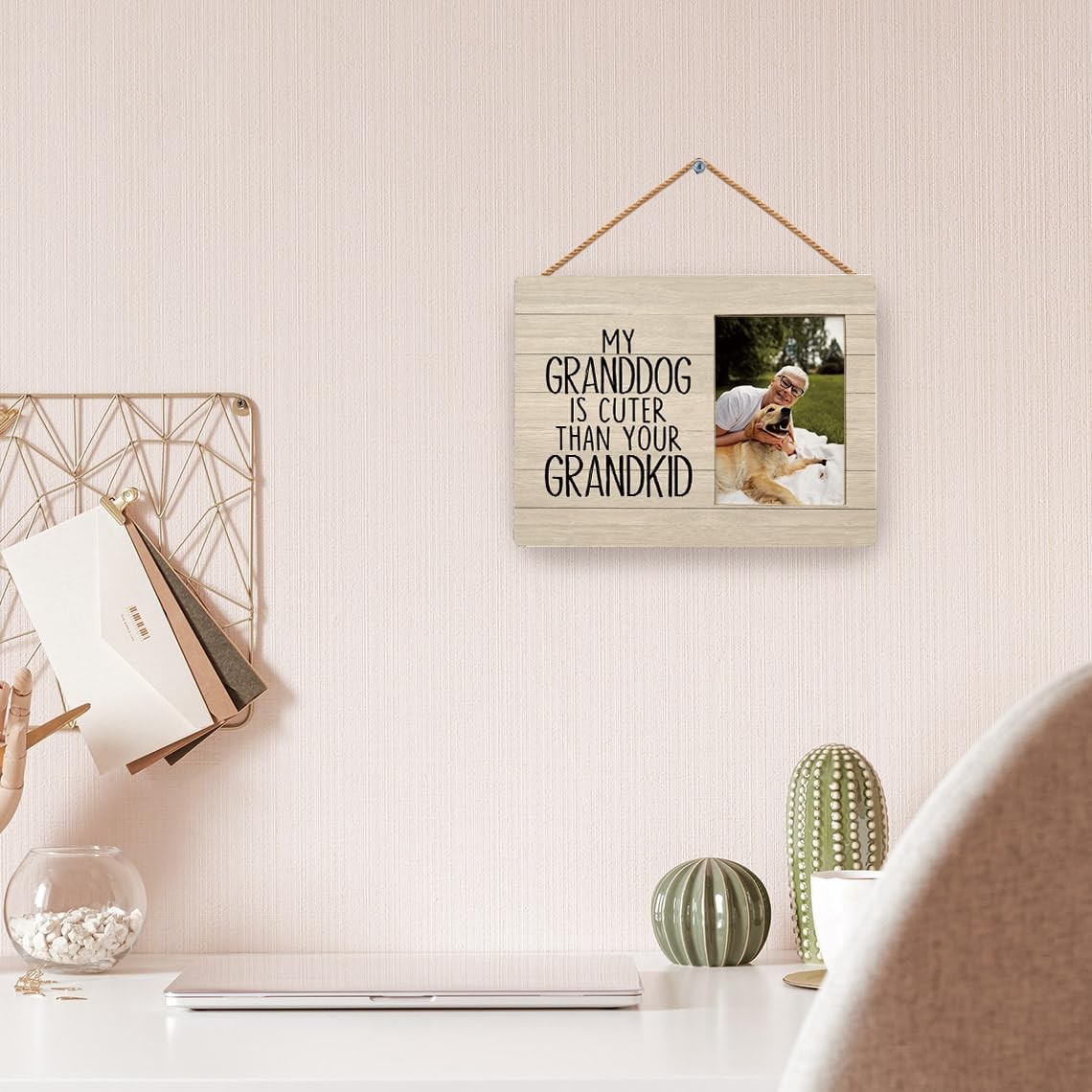 Dog Grandparents Picture Frame, Dog Grandma Photo Frame, Christmas Granddog L…