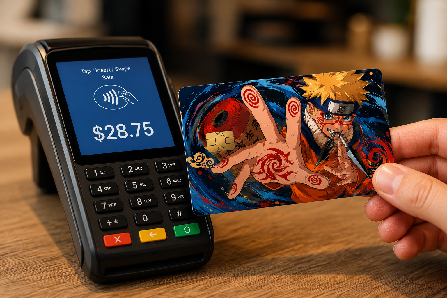 Naruto Anime Ninja Sage Mode Debit Card Credit Card Skin Vinyl Sticker