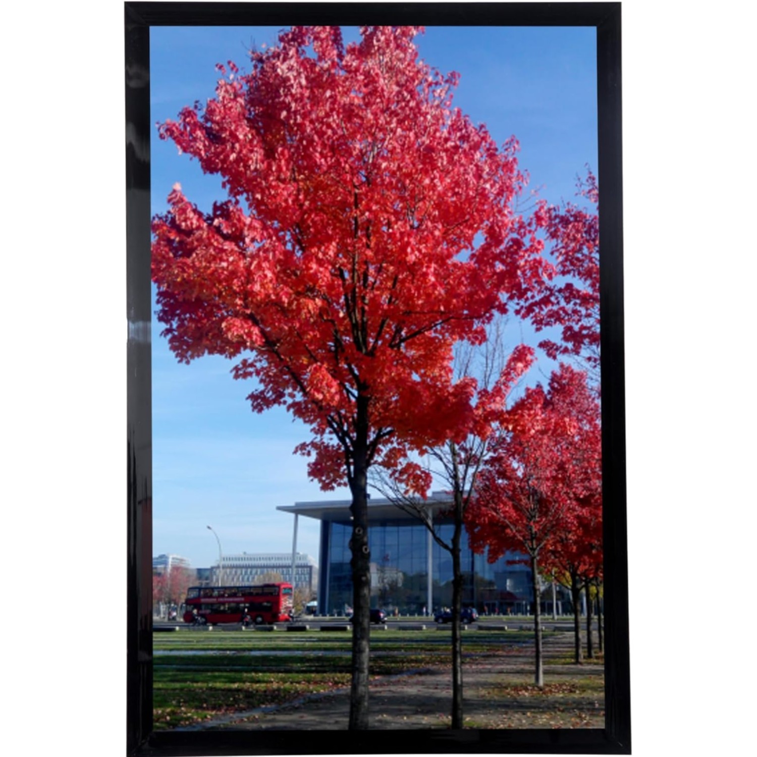 11×17 Picture Frame Black, Rectangular Wall Mount, Modern Design